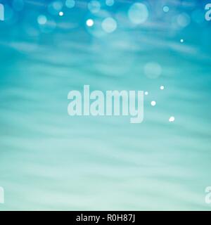 sea waves with sunlight reflections Stock Vector