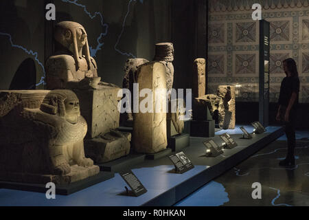 London, UK. 05th Nov, 2018. Views from the press day of the BP exhibition 'I am Ashurbanipal: King of the World, King of Assyria', which runs 8 November 2018 Ð 24 February 2019 at the British Museum in London. Photo date: Monday, November 5, 2018. Credit: Roger Garfield/Alamy Live News Stock Photo