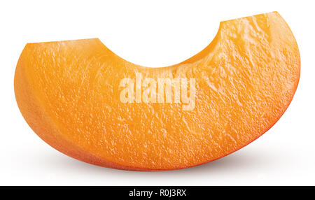 apricot slice isolated on the white background Stock Photo - Alamy