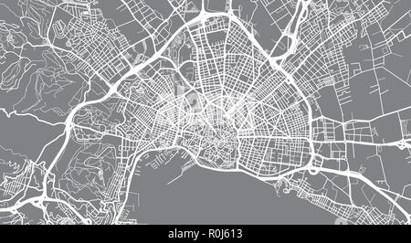 Urban Vector City Map Of Palma Spain Stock Vector Image Art Alamy