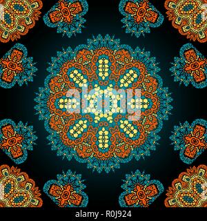 Seamless geometric pattern in oriental style. Stock Vector