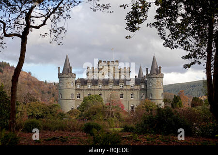 Inverary Castle, Argyll and Bute, Scotland, UK Stock Photo