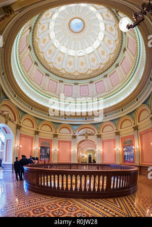 September 22, 2018 Sacramento / CA / USA - Indoor view of the state capitol building; Stock Photo