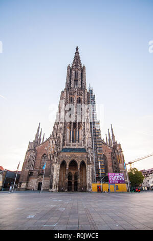 Ulmer Minster in the city center of Ulm, Germany Stock Photo