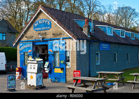 Aidensfield Garage and Scripps Funeral Services in Goathland Village ...