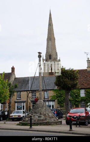 Market Square, Higham Ferrers, Northamptonshire Stock Photo