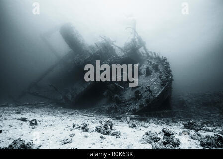 The wreck of the Giannis D, Red Sea, Egypt. Stock Photo