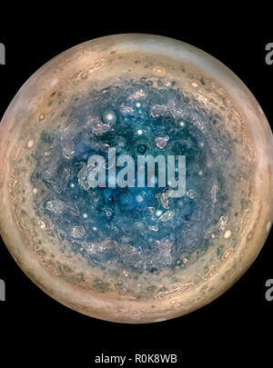 Planet Jupiter. Digital enhancement of an image by NASA Stock Photo - Alamy