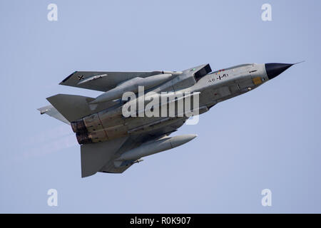 German Air Force Tornado IDS with swing wings. Stock Photo