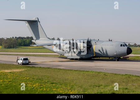 Spanish Air Force Airbus A400M transport. Stock Photo