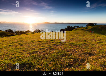 View towards Auckland, New Zealand Stock Photo