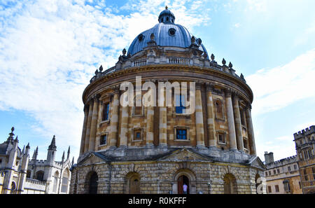 Old Building by Exeter College in Oxford, England Stock Photo