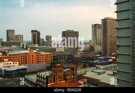 Overlooking Pretoria from Klapperkop fort, Pretoria, South Africa Stock Photo