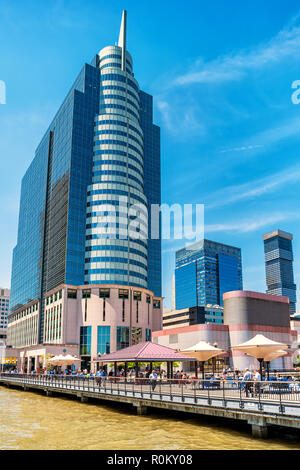 Pier at Exchange Place in Jersey City, New Jersey, USA Stock Photo - Alamy