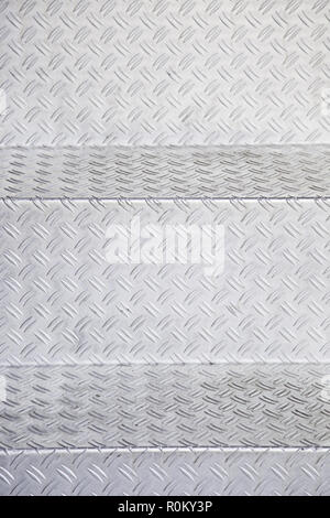 Steel stairs, metal stairs detail of steel, textured background Stock Photo