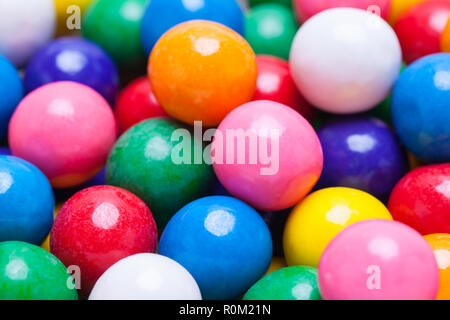 Close up of a Pile of Large Gum Balls. Stock Photo