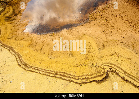 Beautiful gold mine dumps on the west Rand in South Africa Stock Photo