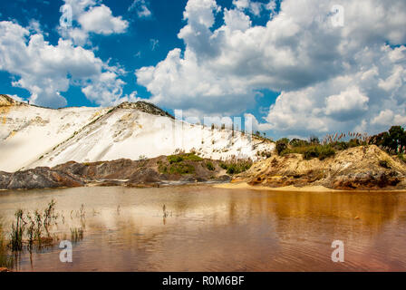 Beautiful gold mine dumps on the west Rand in South Africa Stock Photo