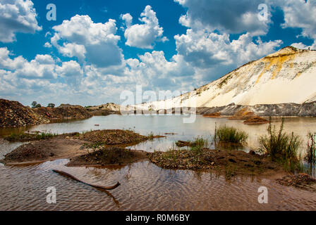 Beautiful gold mine dumps on the west Rand in South Africa Stock Photo