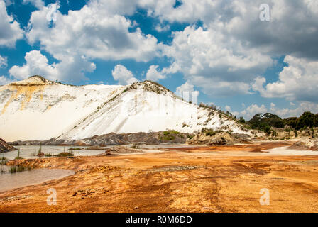 Beautiful gold mine dumps on the west Rand in South Africa Stock Photo