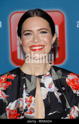 Los Angeles, USA. 5th Nov 2018. Mandy Moore at the World Premiere of Disney's 'Ralph Breaks The Internet' held at El Capitan Theatre in Hollywood, CA, November 5, 2018. Photo by Joseph Martinez / PictureLux Credit: PictureLux / The Hollywood Archive/Alamy Live News Stock Photo