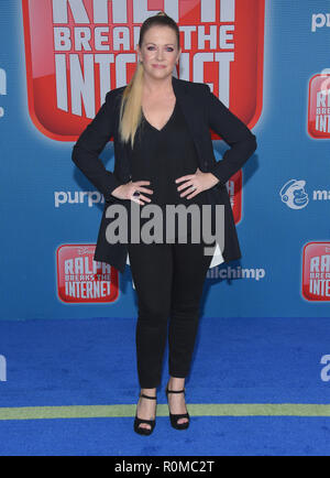 Hollywood, California, USA. 5th Nov, 2018. Melissa Joan Hart arrives for the 'Ralph Breaks the Internet' World Premiere at the El Capitan theater. Credit: Lisa O'Connor/ZUMA Wire/Alamy Live News Stock Photo