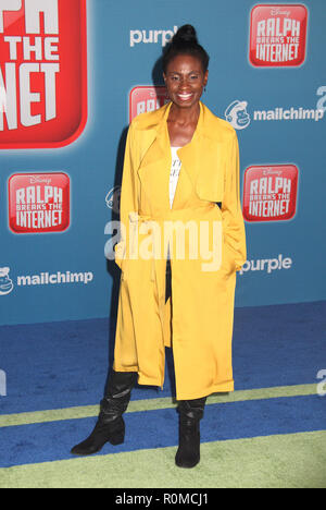 Los Angeles, USA. 5th Nov 2018. Adina Porter  11/05/2018 The World Premiere of 'Ralph Breaks the Internet' held at El Capitan Theatre in Los Angeles, CA Photo by Hiro Katoh / HollywoodNewsWire.co Credit: Hollywood News Wire Inc./Alamy Live News Stock Photo