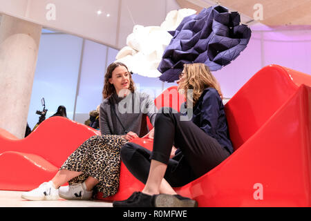 The Design Museum, London, UK, 6th Nov 2018. Bringing together avant-garde speculations with contemporary objects and new commissions, Home Futures explores today’s home through the prism of yesterday’s imagination. The exhibition will run from 7 Nov 2018 to 24 Mar 2019. Credit: Imageplotter News and Sports/Alamy Live News Stock Photo