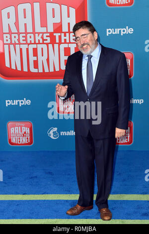 Los Angeles, USA. 5th November, 2018. Alfred Molina attending the 'Ralph Breaks the Internet' world premiere at El Capitan Theatre on November 5, 2018 in Los Angeles, California. Credit: Geisler-Fotopress GmbH/Alamy Live News Stock Photo