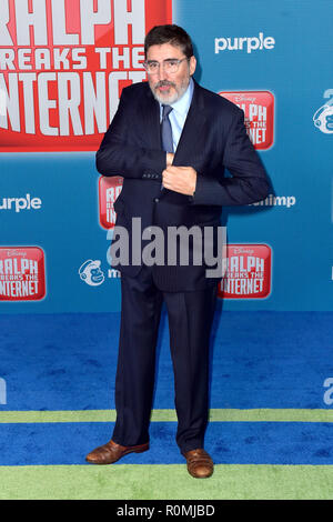 Los Angeles, USA. 5th November, 2018. Alfred Molina attending the 'Ralph Breaks the Internet' world premiere at El Capitan Theatre on November 5, 2018 in Los Angeles, California. Credit: Geisler-Fotopress GmbH/Alamy Live News Stock Photo