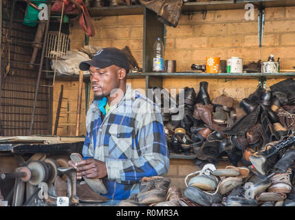 Mamelodi township outside Pretoria, South Africa Stock Photo