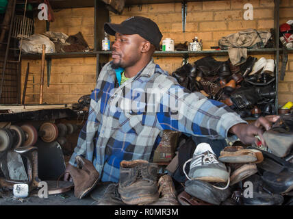 Mamelodi township outside Pretoria, South Africa Stock Photo