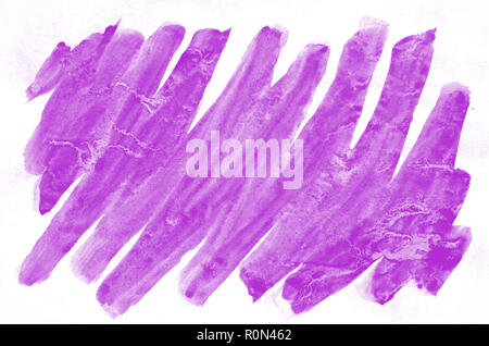 Watercolor Background Of Contrasting Spots Of Bright Purple Paint. Abstract  Image Painted With Watercolor Paint On White Paper. Scenic Art Abstraction  Stock Photo, Picture and Royalty Free Image. Image 90957578.