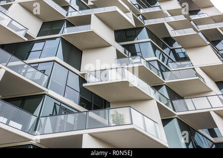 Harper Court in Hyde Park designed by Studio Gang. Stock Photo