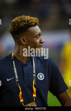 Thessaloniki, Greece - Sept 20, 2018: Player of Chelsea Callum Hudson-Odoi during the UEFA Europa League between PAOK vs FC Chelsea played at Toumba S Stock Photo