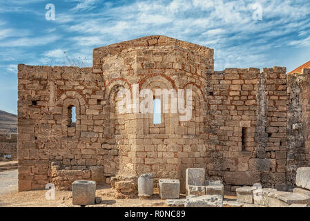 The Greek Orthodox Church of St John, dating from the 13th or 14th century and built on the ruins of a previous church. Stock Photo
