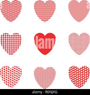 abstract heart background Stock Vector