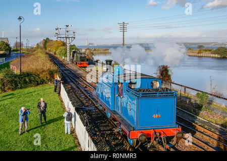 Caledonian Railway tank engine 419 at Bo'ness & Kinneil Railway Steam Gala 2018 Bo'ness Falkirk Scotland UK Stock Photo