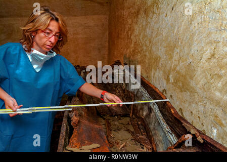 Italy Florence The exhumation on  De’ Medici Family - Gian Gastone De’ Medici Stock Photo