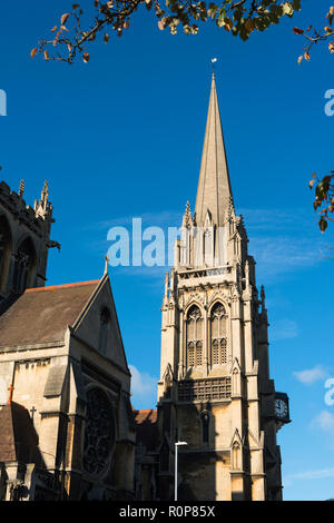 Our Lady of English Martyrs is a big gothic revival Catholic church in Cambridge, England, UK Stock Photo