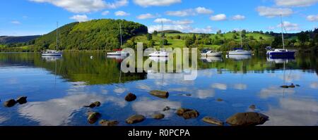 Ullswater Lake,Lake District National Park,Cumbria,England,UK Stock Photo