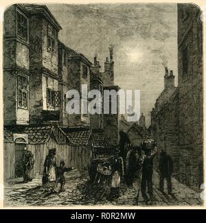 'Milford Lane in 1820', (1881). Creator: Unknown. Stock Photo