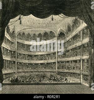 'Interior of Drury Lane Theatre, 1804', (1881). Creator: Unknown. Stock Photo