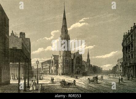 'Rowland Hill's Chapel & Schools, Westminster Bridge Road', (c1878). Creator: Unknown. Stock Photo