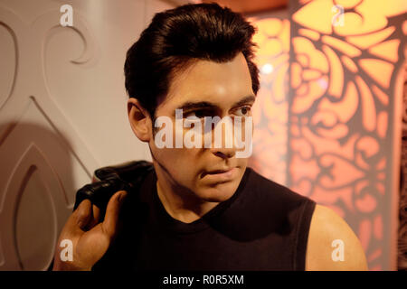 Wax figure of Salman Khan at world renowned tourist attraction Madame Tussauds Wax museum in London, United Kingdom. Stock Photo