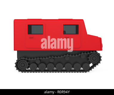 Tracked Rescue Vehicle Isolated Stock Photo