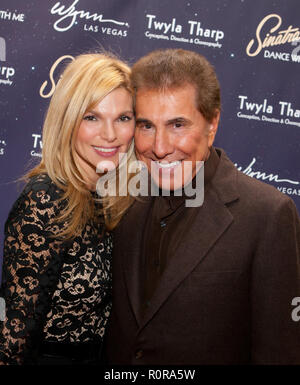 Andrea Hissom and Steve Wynn pictured at SINATRA: Dance With Me premiere in The Encore Theater at The Encore at Wynn Las Vegas n Las Vegas, NV on December 11, 2010. © Digital / MediaPunch **HOUSE COVERAGE*** Stock Photo