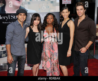 The cast of FAME: Walter Perez, Anna Maria Perez De Tagle, Naturi Naughton, Kristy Flores and Paul McGill  -  Julie & Julia Premiere at the Westwood V Stock Photo