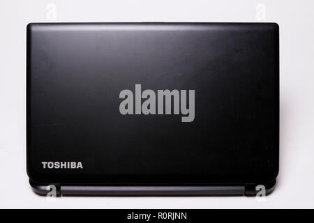 Laptop Computer - Toshiba Satellite C55-B5270 Stock Photo