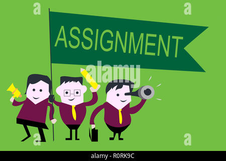 what is the meaning of task assignment